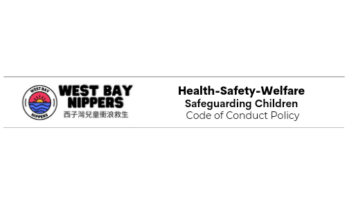 West Bay Nippers Code of Conduct policy. Safeguarding Children.